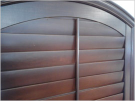 Basswood Shutters by San Pedro Blinds